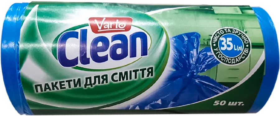 Пакети для сміття Varto Clean 35 л 50 шт