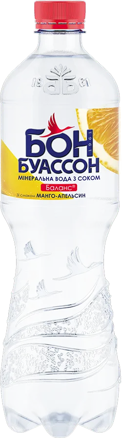 Вода Бон Буассон Манго-апельсин газована 0,75 л
