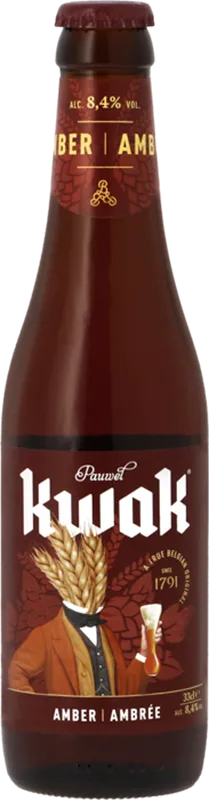 Пиво Pauwel Kwak напівтемне фільтроване 8.4% 0.33 л