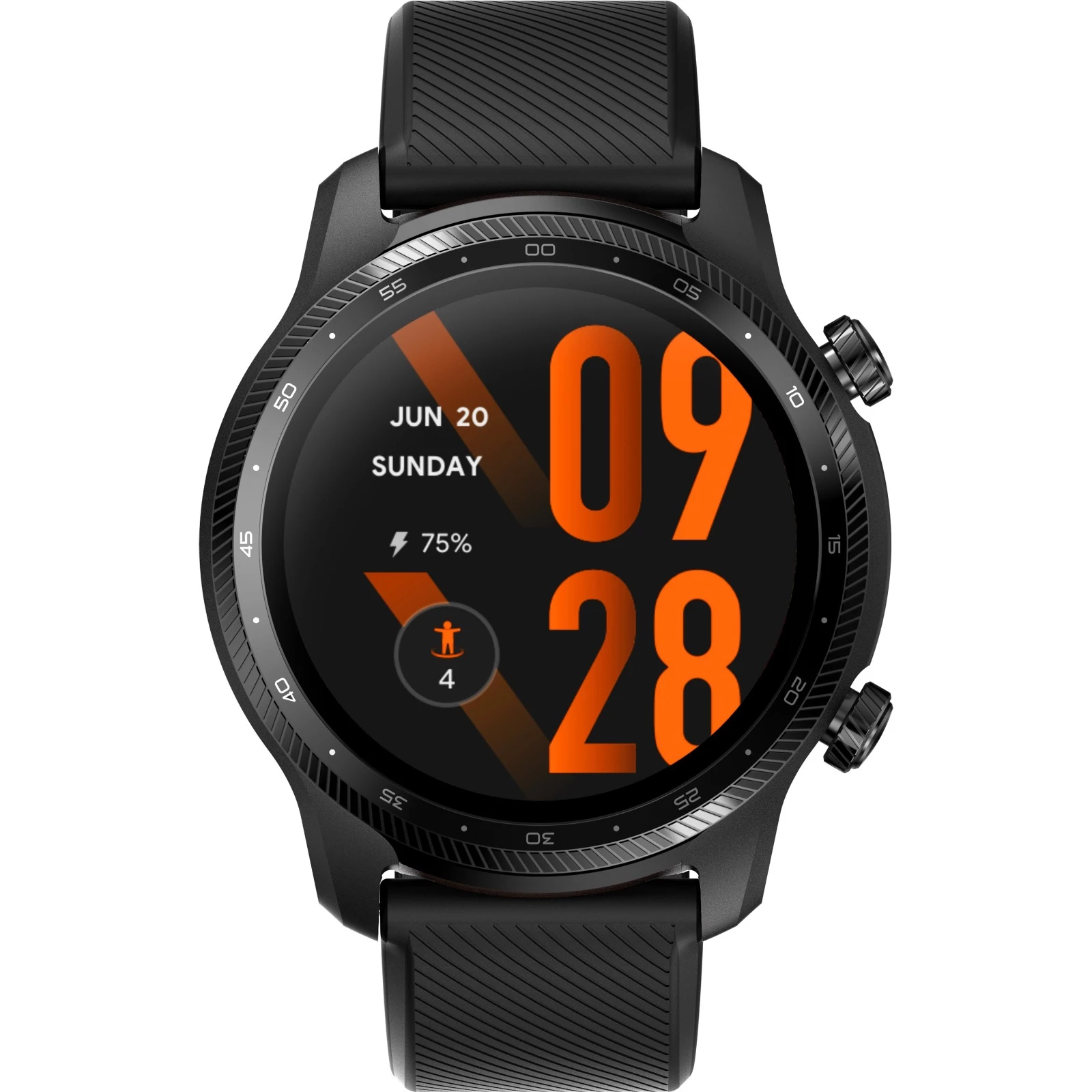 Смарт-годинник Mobvoi TicWatch Pro 3 Ultra GPS WH12018 Shadow Black (P1034001600A)