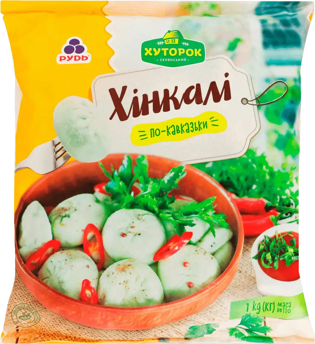 Хінкалі Хуторок По-Кавказьки з куркою та яловичиною 1 кг