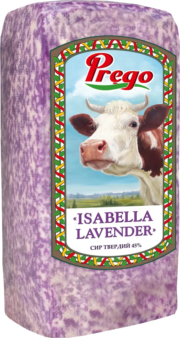 Сир Prego Isabella Lavender твердий 45%