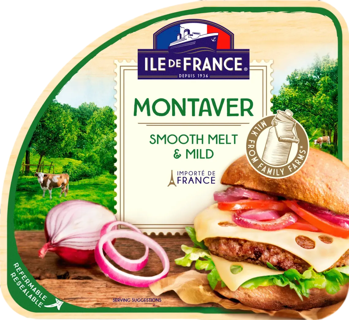 Сир Ile De France Montaver нарізка  49% 150 г