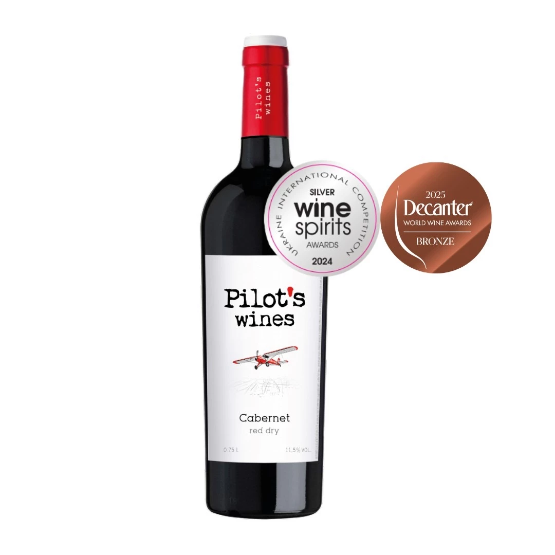 Вино Pilot’s wines Cabernet червоне сухе 11.5% 0.75 л (4820188112403)