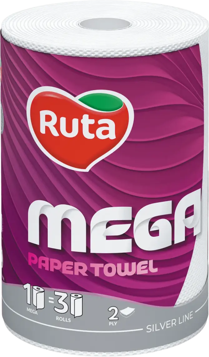 Рушник паперовий Ruta Mega 2-шаровий 1 шт