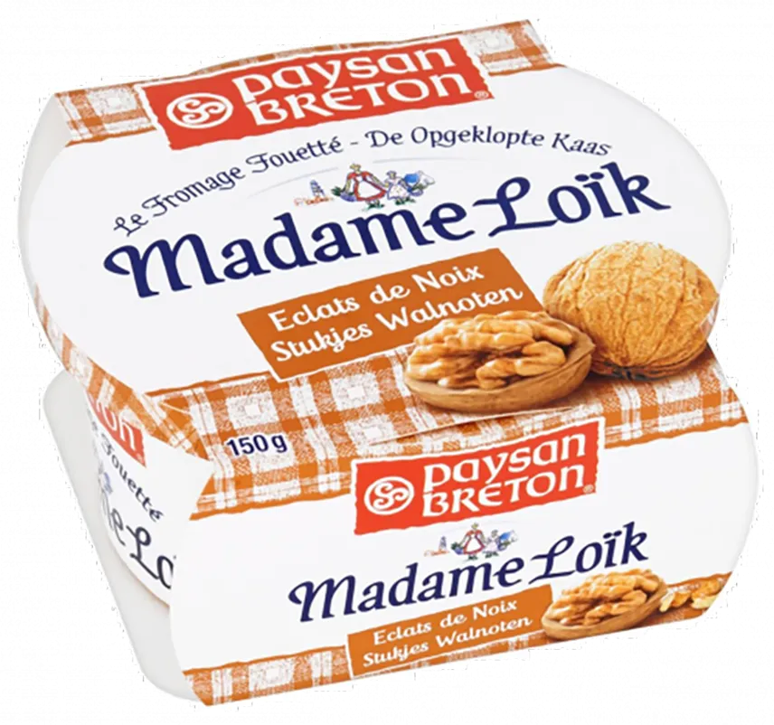 Сир Paysan Breton збитий з волоським горіхом 65% 150 г