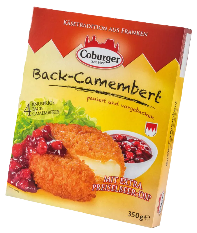 Сир Coburger Camembert для запікання з журавлинним соусом 45% 350 г