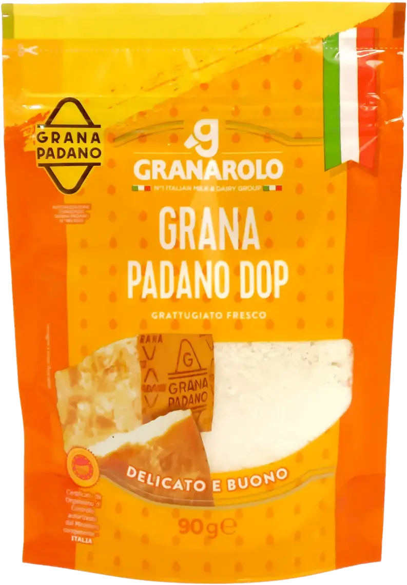 Сир Granarolo Grana Padano DOP твердий тертий 40% 90 г