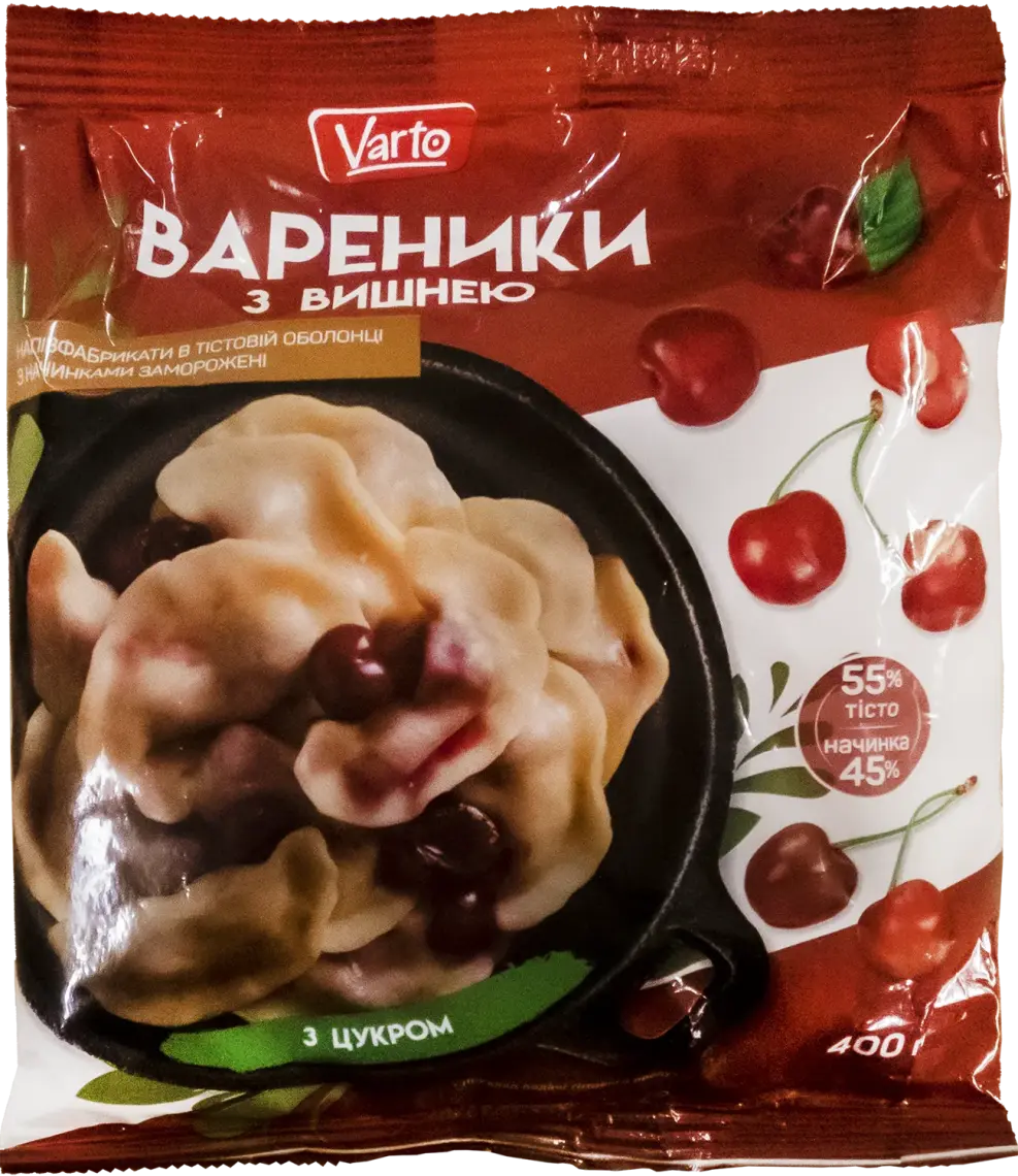 Вареники Varto з вишнею 400 г