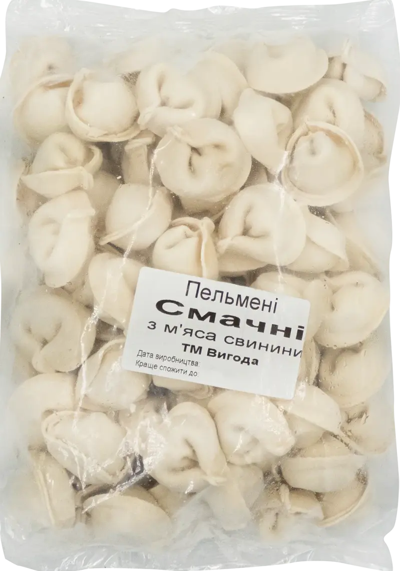 Пельмені Вигода Смачні зі свининою вагові