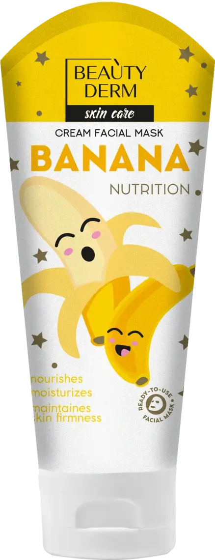Маска косметична Beauty Derm Banana Nutrition для обличчя 75 мл