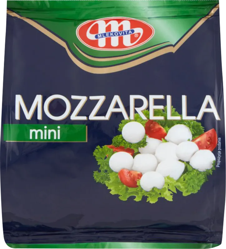 Сир Mlekovita Моцарелла Міні кульки 45% 150 г