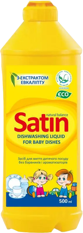 Засіб для миття посуду Satin Natural Balance дитячого посуду 500 мл