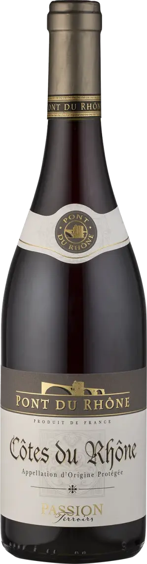 Вино Pont du Rhone Raoul Clerget Cotes du Rhone червоне сухе 13% 0.75 л