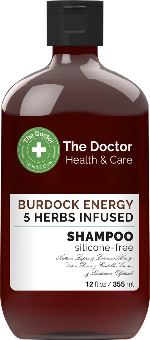 Шампунь The Doctor Health & Care Реп`яхова сила на настої 5 трав 355 мл