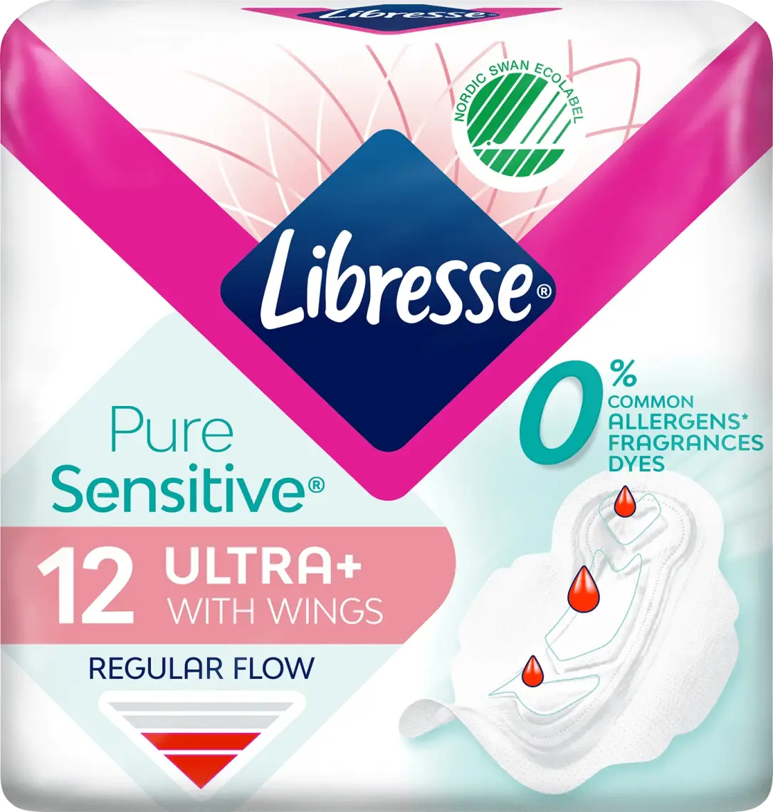 Прокладки Libresse Pure Sensitive Ultra+ Нормал 12шт