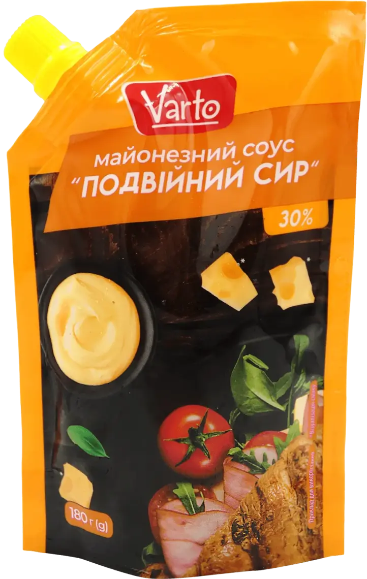 Соус Varto Подвійний Сир майонезний 30% 180 г