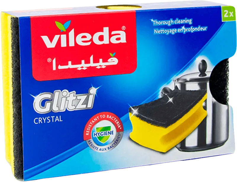 Губки Vileda Glitzi для тефлону 2 шт