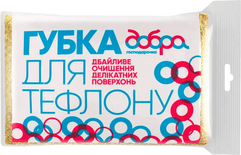 Губка Добра господарочка для тефлону 1 шт