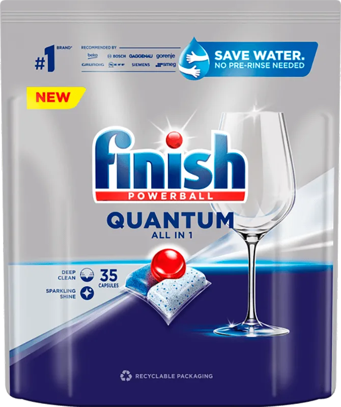 Таблетки для миття посуду Finish Quantum 35 шт