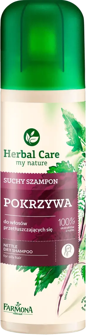 Шампунь сухий Herbal Care Farmona Кропивний для жирного волосся 180 мл