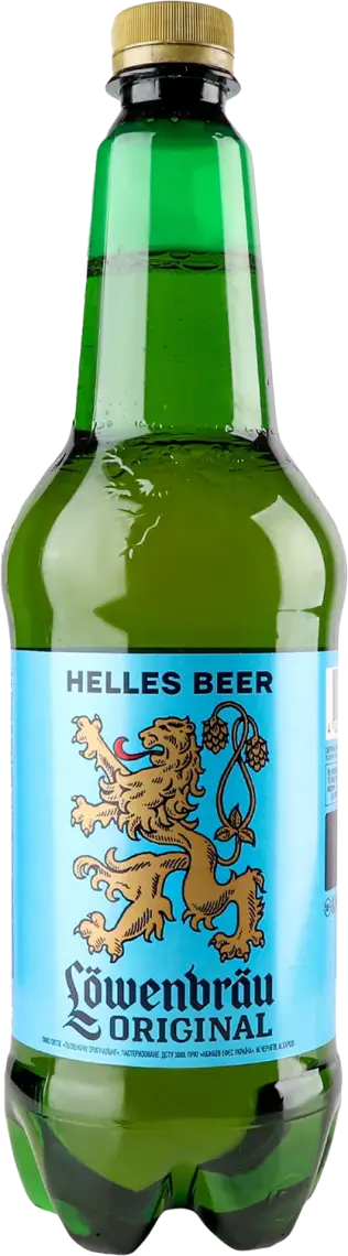 Пиво Löwenbräu Original світле пастеризоване 5.1% 0.9л