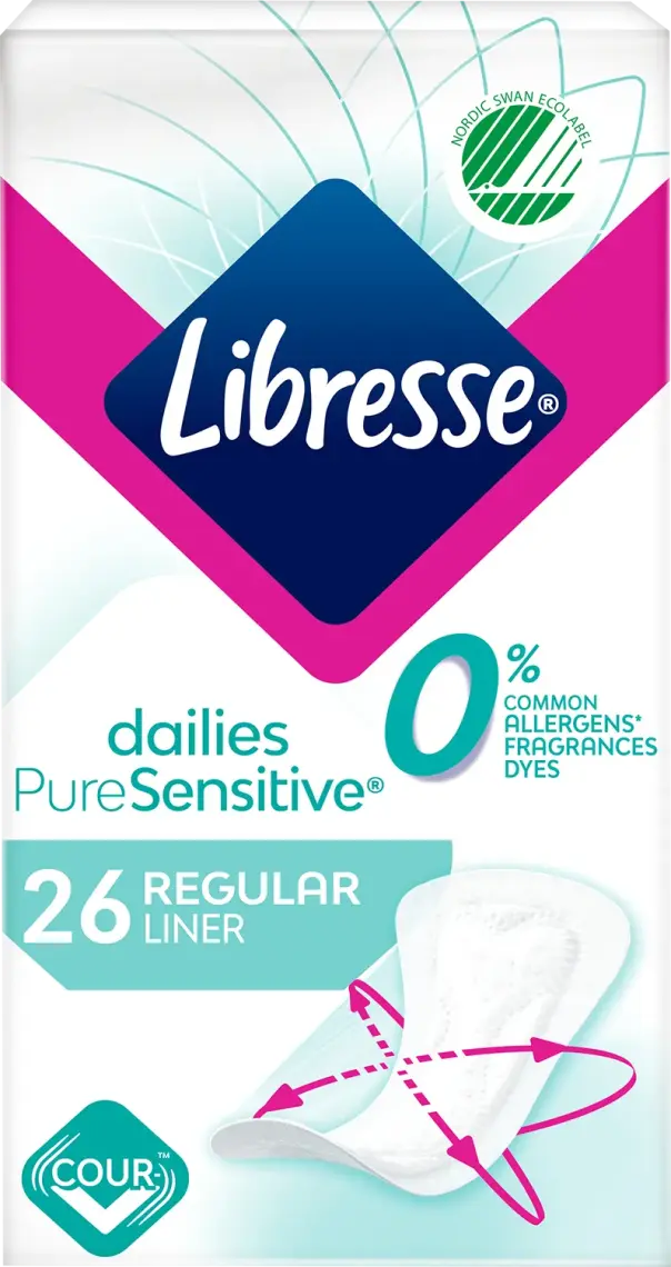Прокладки щоденні Libresse Pure Sensitive Normal 26 шт