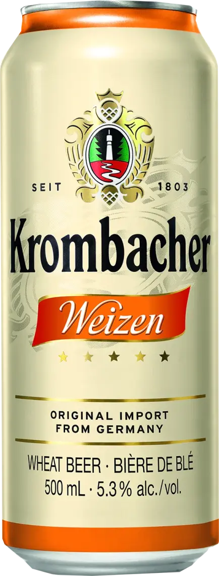 Пиво Krombacher Weizen світле нефільтроване 5.3% 0.5 л