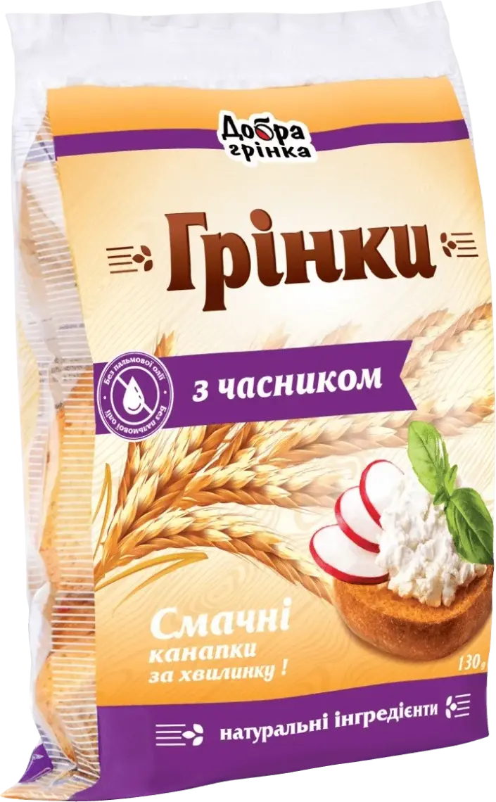Грінки Добра Грінка з часником 130 г
