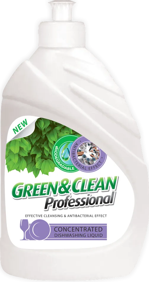 Засіб для миття посуду Green&Clean Professional Антибактеріальний 500 мл