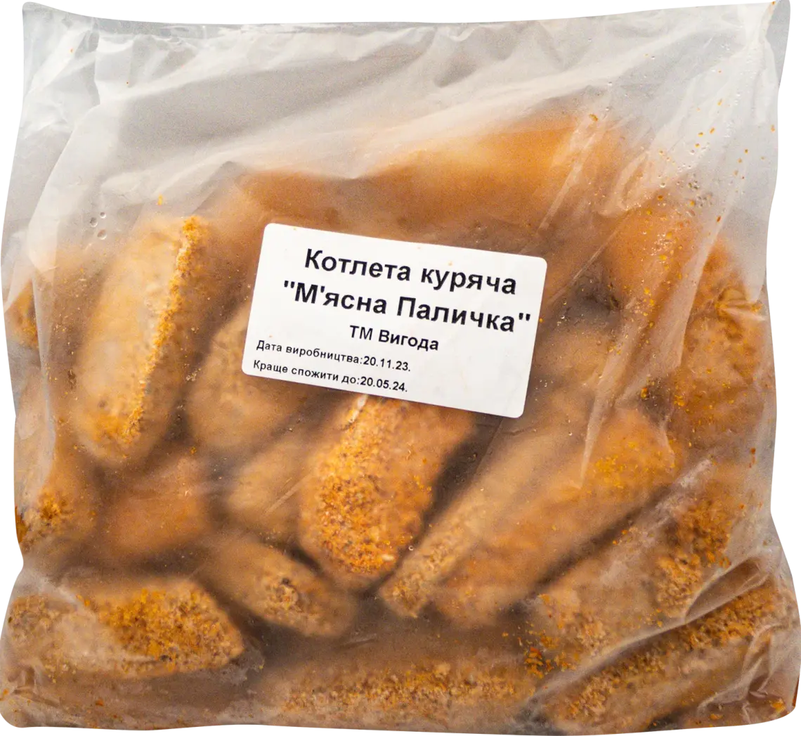 Котлета куряча Вигода М'ясна паличка вагова