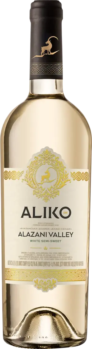 Вино Aliko C&W Alazani Valley біле напівсолодке 0,75 л