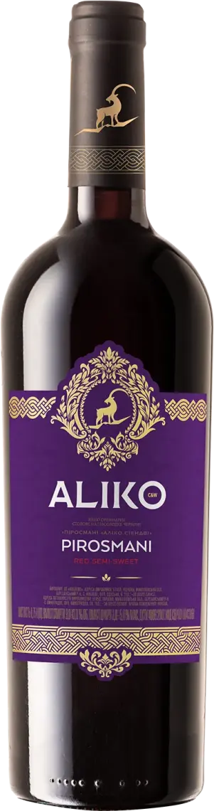 Вино Aliko C&W Pirosmani червоне напівсолодке 0,75 л