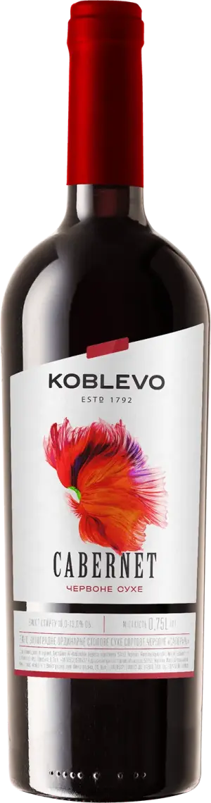 Вино Koblevo Cabernet червоне сухе 0,75 л