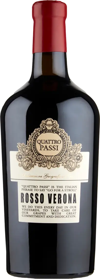 Вино Quattro Passi Rosso Verona IGT червоне сухе 13% 0.75 л
