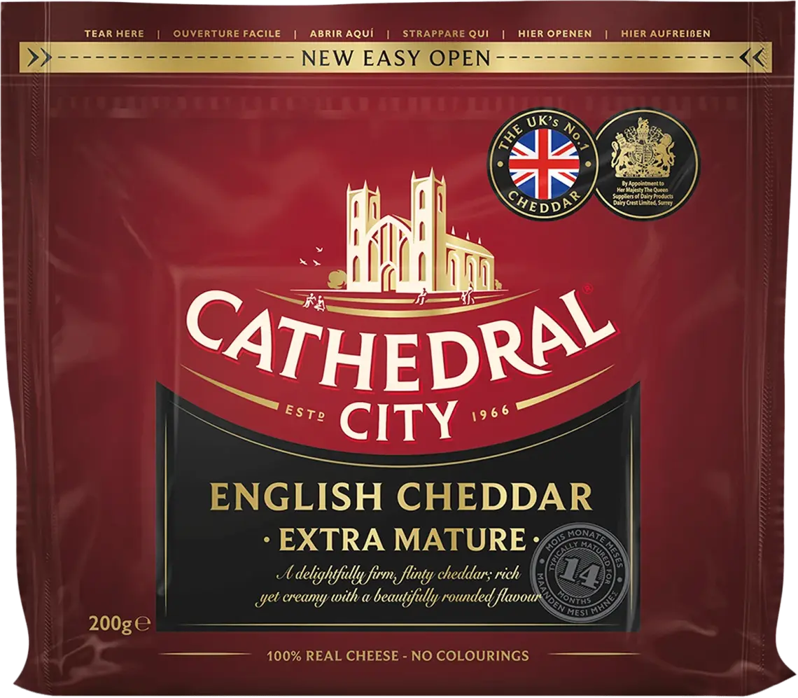Сир Cathedral City Чеддер 48% витримка 14 місяців 200 г