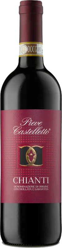 Вино Pieve Castelletto Chianti DOCG червоне сухе 0,75 л