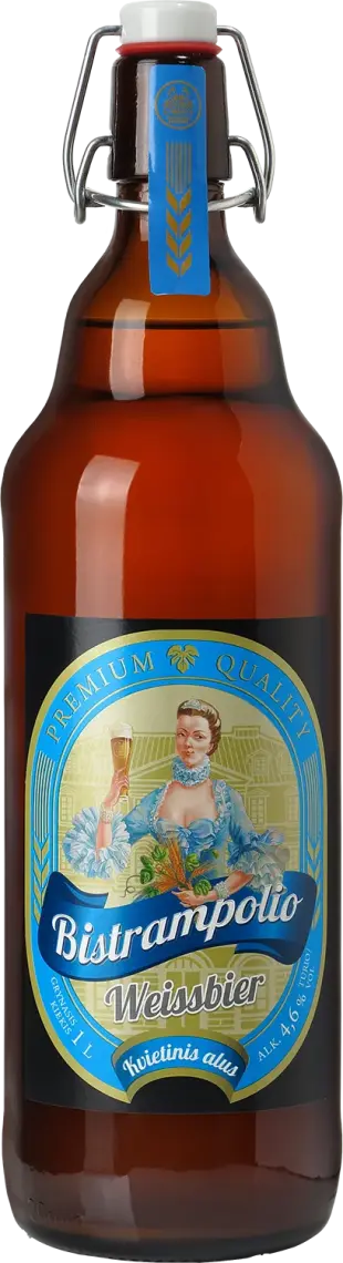 Пиво Aukstaitijos Bravorai Bestrampolio Weissbier нефільтроване 1 л