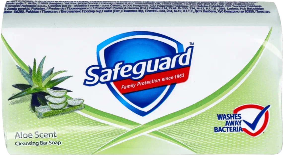 Мило Safeguard туалетне тверде Ніжний догляд з Алое 90г