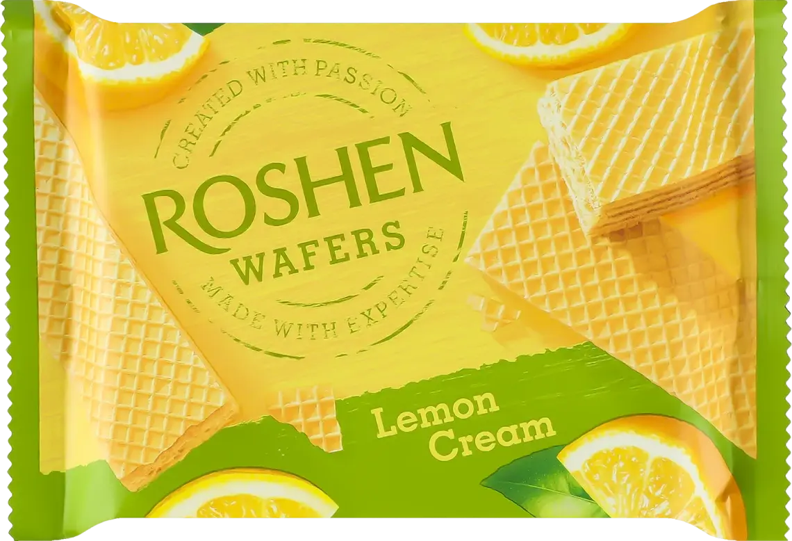 Вафлі Roshen Wafers Лимон 72 г
