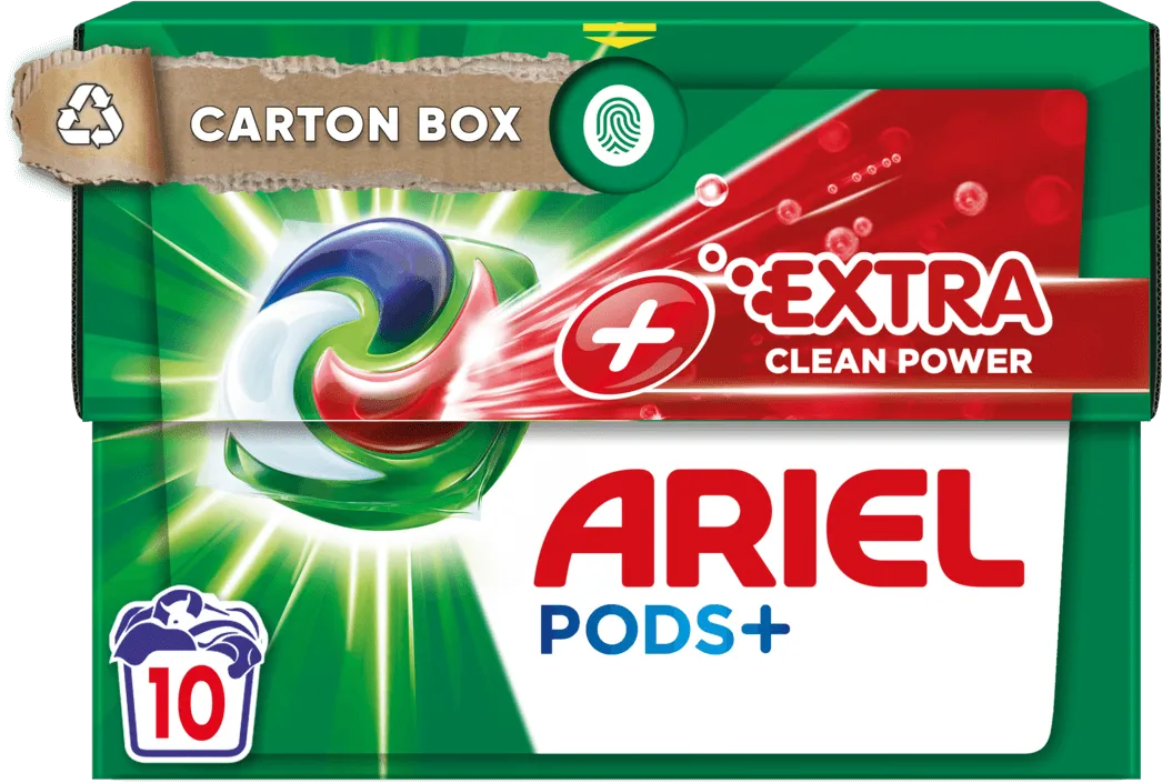 Капсули для прання Ariel Pods All-in-1 + Сила екстраочищення 10 шт