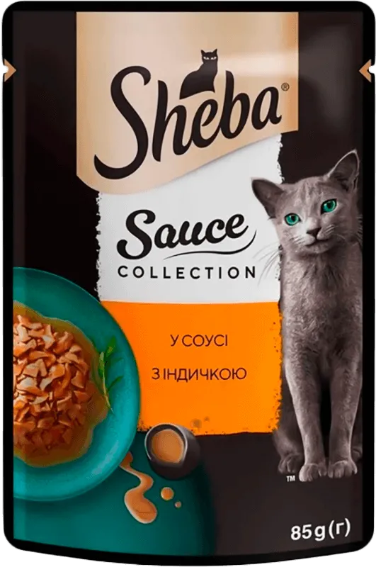 Корм Sheba для котів Індичка в соусі 85 г