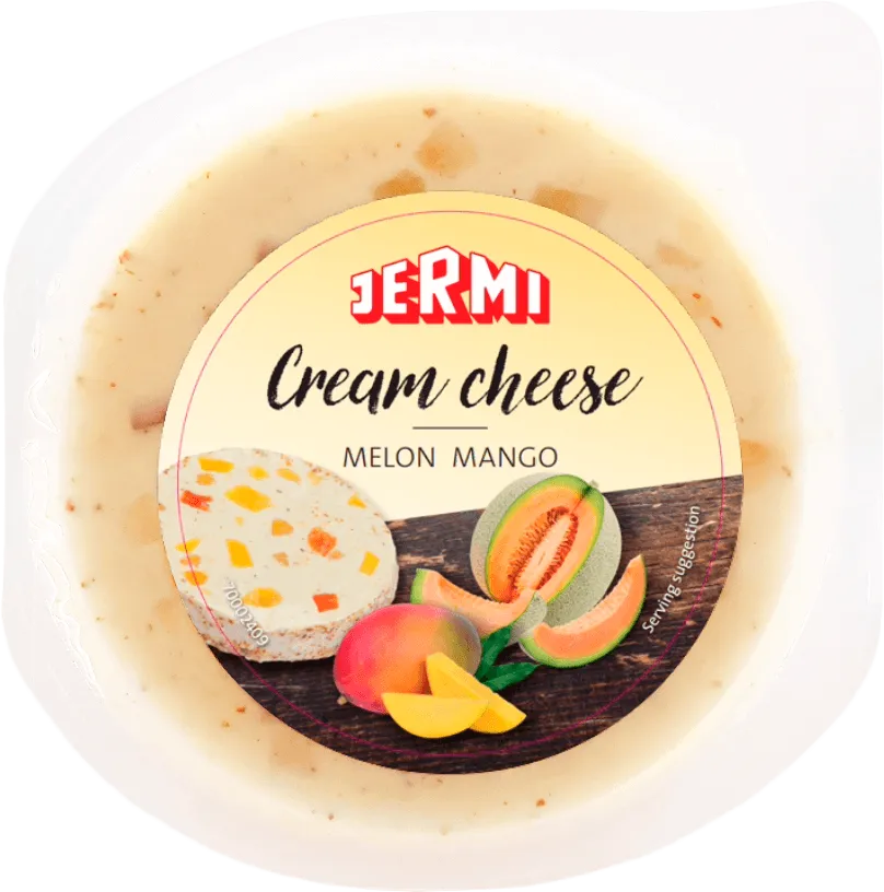 Крем-сир Jermi з динею та манго 50% 125 г