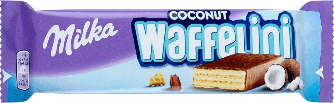 Вафлі Milka з кокосом 31 г
