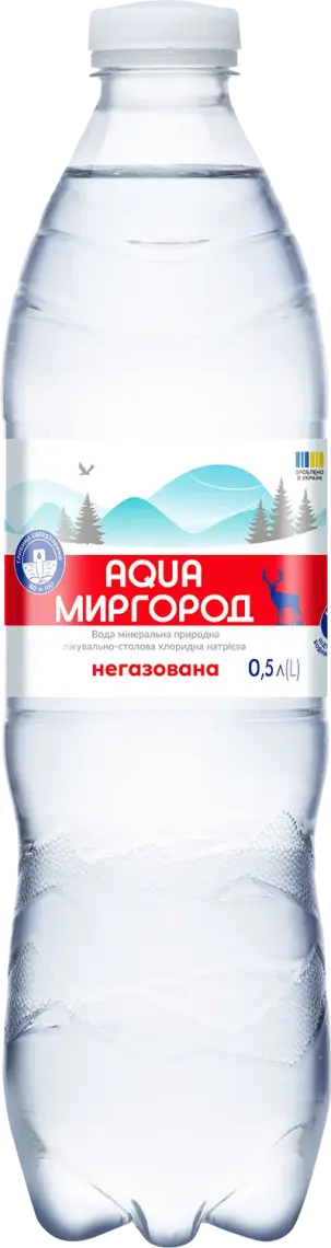 Вода питна Varto Aqua Миргород природна негазована 0,5 л