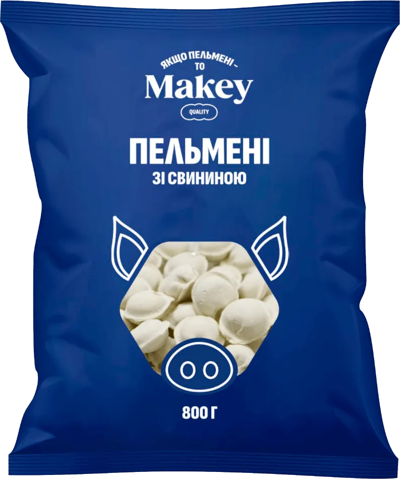 Пельмені Makey зі свининою 800 г