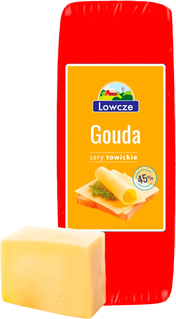 Сир Lowcze Гауда 45% ваговий
