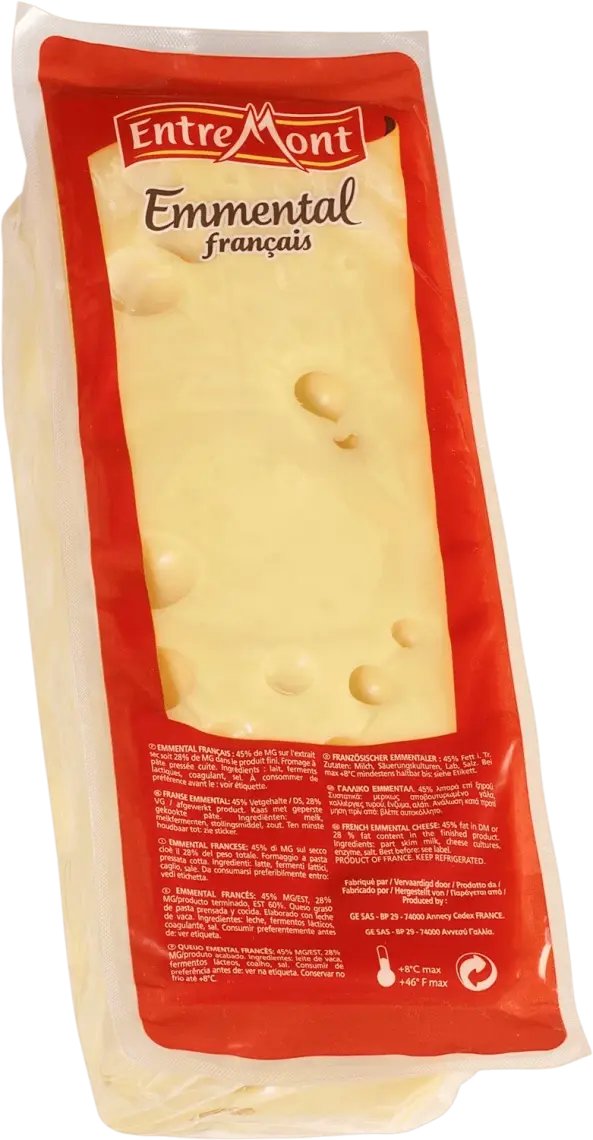 Сир Entremont Ementaler 45% ваговий