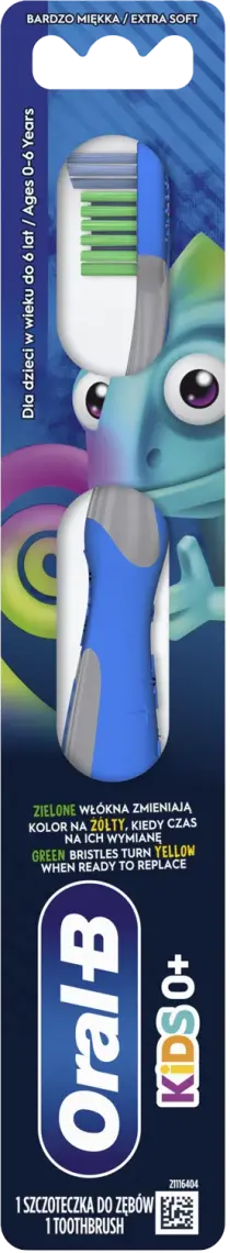 Зубна щітка Oral-B Kids для дітей 0+ років Екстрам'яка 1 шт