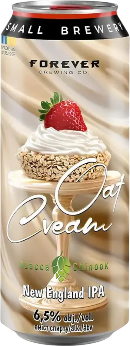 Пиво Forever Oat Cream світле нефільтроване 0,5 л